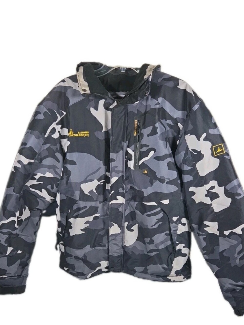 VATOR 189 Unco & Boror Winter Ski Snowboarding Jacket Large Moerdeng Hooded Camo
